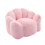 Pouf de compression en forme de lotus avec poignée pour adultes, sans assemblage, facile à déplacer, canapé de sol pour salon et chambre