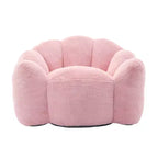 Pouf de compression en forme de lotus avec poignée pour adultes, sans assemblage, facile à déplacer, canapé de sol pour salon et chambre