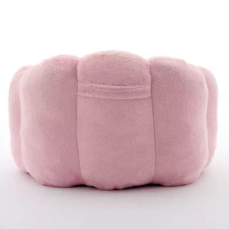 Pouf de compression en forme de lotus avec poignée pour adultes, sans assemblage, facile à déplacer, canapé de sol pour salon et chambre