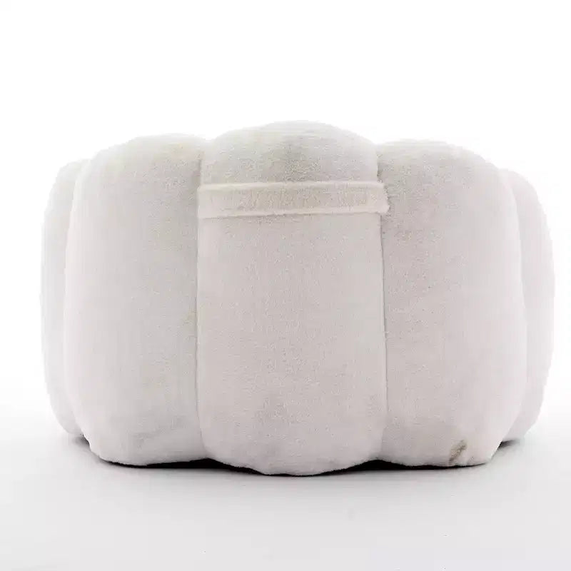Pouf de compression en forme de lotus avec poignée pour adultes, sans assemblage, facile à déplacer, canapé de sol pour salon et chambre