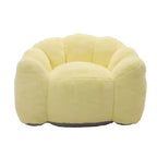 Pouf de compression en forme de lotus avec poignée pour adultes, sans assemblage, facile à déplacer, canapé de sol pour salon et chambre