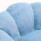 Pouf de compression en forme de lotus avec poignée pour adultes, sans assemblage, facile à déplacer, canapé de sol pour salon et chambre