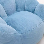 Pouf de compression en forme de lotus avec poignée pour adultes, sans assemblage, facile à déplacer, canapé de sol pour salon et chambre