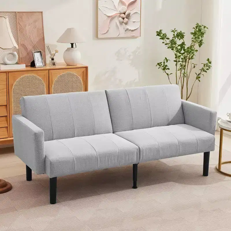 Canapé convertible, Futon inclinable 3 places, Canapé-lit moderne en tissu, Parfait pour le salon, la chambre et l'appartement