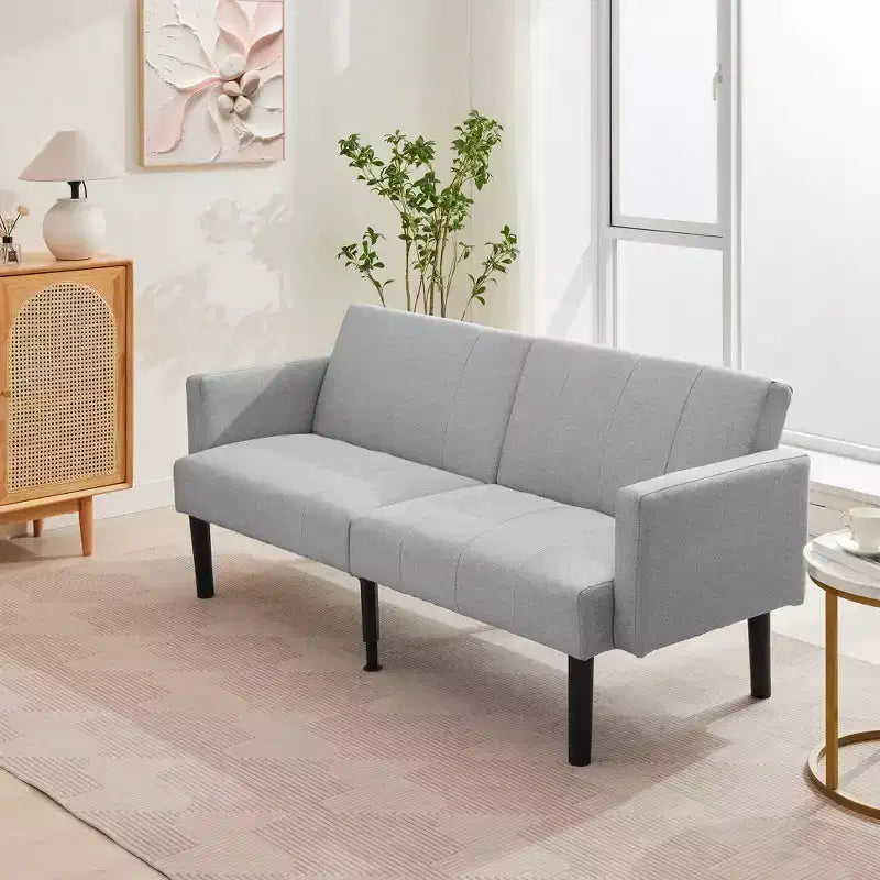 Canapé convertible, Futon inclinable 3 places, Canapé-lit moderne en tissu, Parfait pour le salon, la chambre et l'appartement