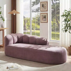 Christopher Knight Home Daphne 80 3-Seater Modern Curved Upholstered Sofa