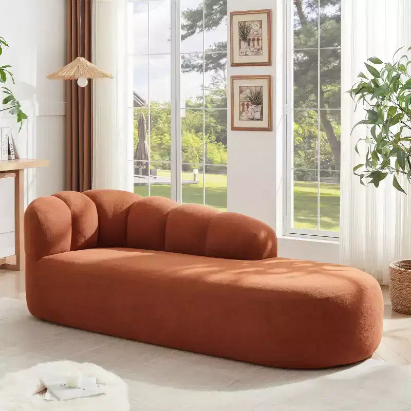 Christopher Knight Home Daphne 80 3-Seater Modern Curved Upholstered Sofa