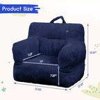 Children's beanbag sofa with memory foam, soft, comfortable and resistant to deformation, suitable for living rooms, bedrooms, and apartments