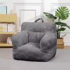 Children's beanbag sofa with memory foam, soft, comfortable and resistant to deformation, suitable for living rooms, bedrooms, and apartments