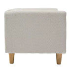 Canapé 3 places Christopher Knight Home Desire 78,7'' en bouclé et hévéa, style moderne