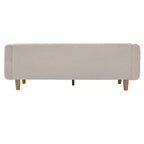 Canapé 3 places Christopher Knight Home Desire 78,7'' en bouclé et hévéa, style moderne