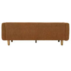 Canapé 3 places Christopher Knight Home Desire 78,7'' en bouclé et hévéa, style moderne