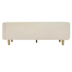 Canapé 3 places Christopher Knight Home Desire 78,7'' en bouclé et hévéa, style moderne