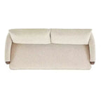 Christopher Knight Home Elara 75-Inch Curved Upholstered Sofa with Solid Wood Frame