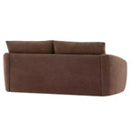 Christopher Knight Home Elara 75-Inch Curved Upholstered Sofa with Solid Wood Frame