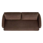 Christopher Knight Home Elara 75-Inch Curved Upholstered Sofa with Solid Wood Frame