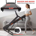 Tapis Roulant Pliable Redliro pour la Maison – Capacité 180 kg, Inclinaison Automatique, Compact et Silencieux, Idéal pour la Marche, la Course et le Fitness à Domicile