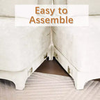Homy Casa 3-Seater Chenille Sofa with Lumbar Pillows, Modern Upholstered Couch for Living Room