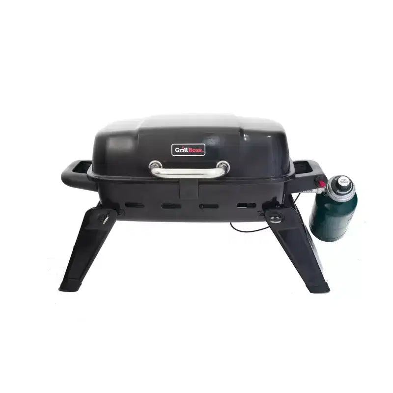 Grill Boss 1 Burner Portable Gas Grill, Propane Tabletop for Outdoor Cooking