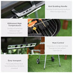 Gril de camping / Barbecue portable au charbon de bois