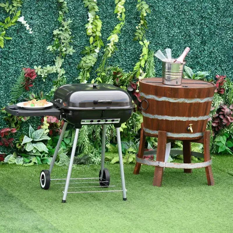 Gril de camping / Barbecue portable au charbon de bois