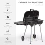 Gril de camping / Barbecue portable au charbon de bois