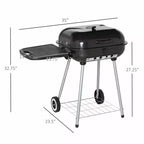 Gril de camping / Barbecue portable au charbon de bois