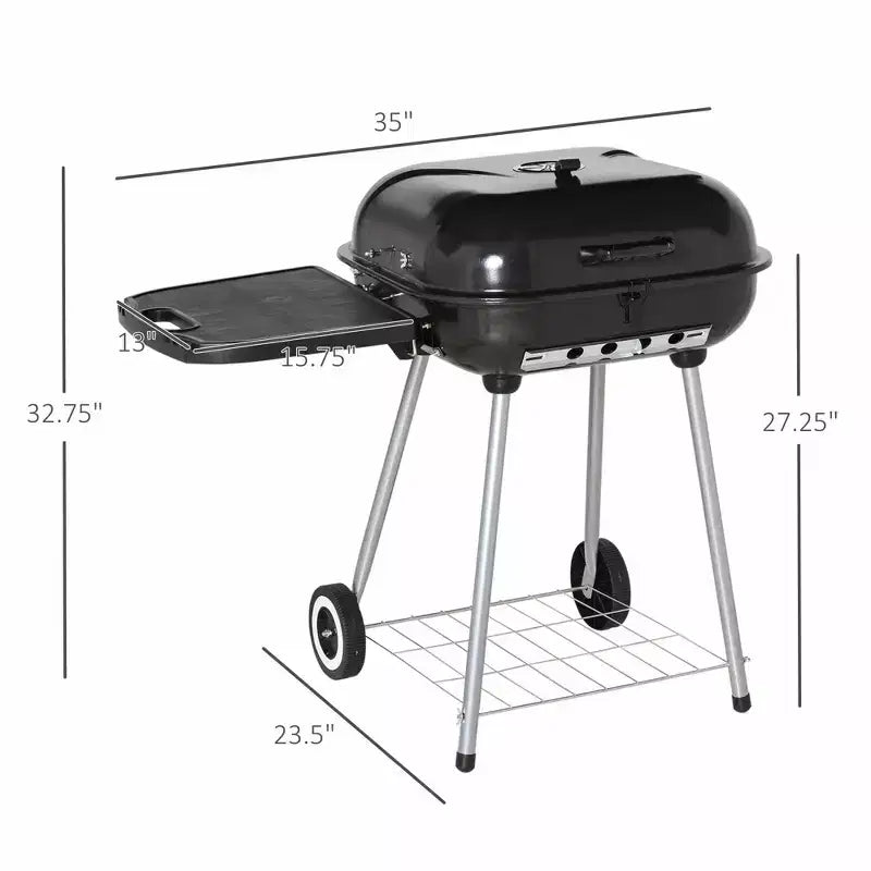 Gril de camping / Barbecue portable au charbon de bois