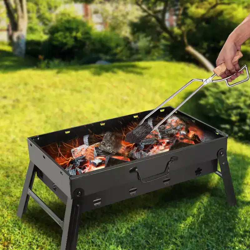 Portable BBQ Barbecue Grill Foldable Charcoal Grill Camping Garden Outdoor Travel