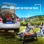 Barbecue portable pliant pour camping, jardin, extérieur
