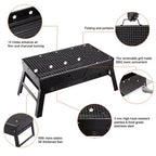 Barbecue portable pliant pour camping, jardin, extérieur