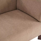 Canapé rembourré moderne en bois 3 places Christopher Knight Home Patcharee 80