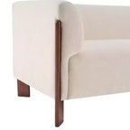 Canapé rembourré moderne en bois 3 places Christopher Knight Home Patcharee 80