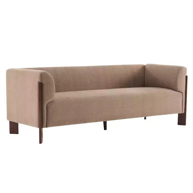 Canapé rembourré moderne en bois 3 places Christopher Knight Home Patcharee 80
