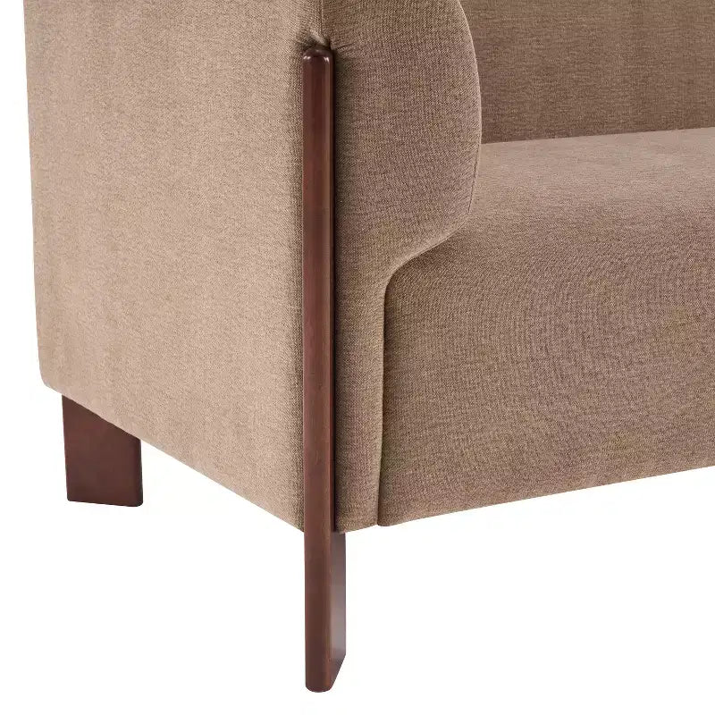 Canapé rembourré moderne en bois 3 places Christopher Knight Home Patcharee 80