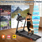 Treadmills on Sale, Home Gym Folding Treadmill 3.1HP with Manual Incline, Cardio Workout Machine, 64 Programs, 300 lb Capacity