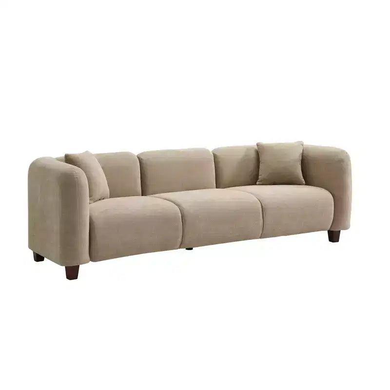 Christopher Knight Home Aldridge 87 Modern Apartment Sofa  Compact Shallow-Depth 3-Seater
