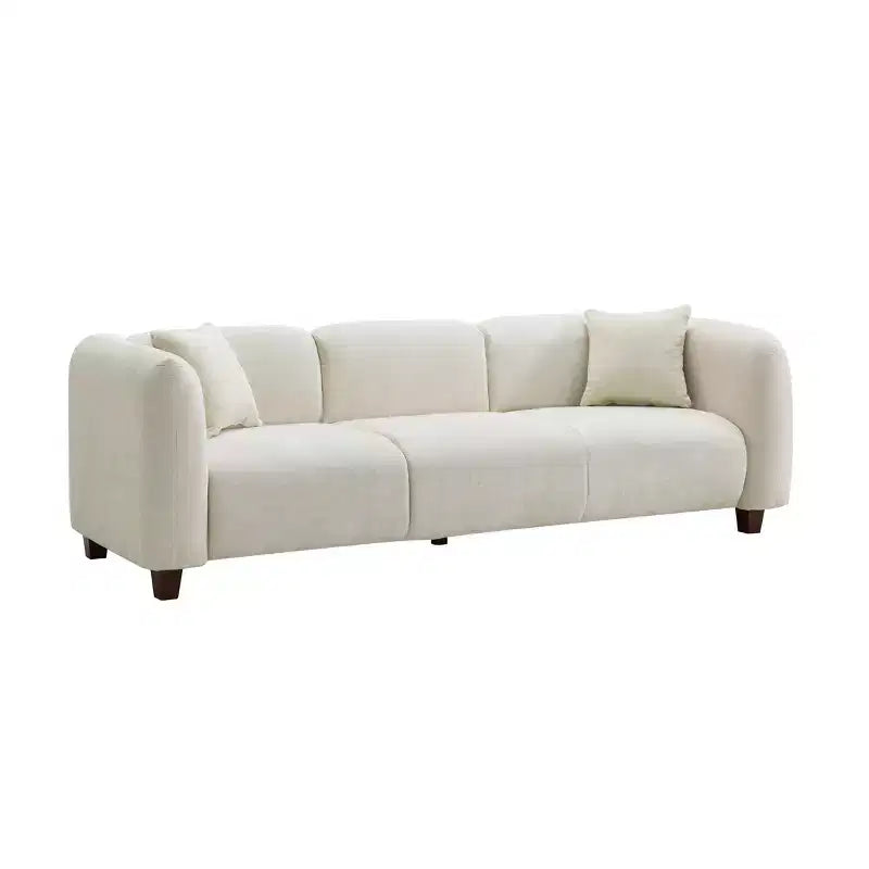 Christopher Knight Home Aldridge 87 Modern Apartment Sofa  Compact Shallow-Depth 3-Seater