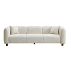 Christopher Knight Home Aldridge 87 Modern Apartment Sofa  Compact Shallow-Depth 3-Seater