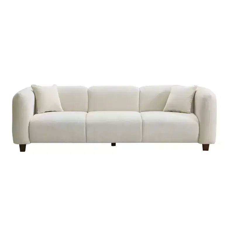 Christopher Knight Home Aldridge 87 Modern Apartment Sofa  Compact Shallow-Depth 3-Seater