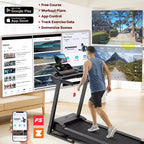 Tapis de course électrique motorisé pliable intelligent 3,75 CV