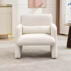 Single Sofa Chair,300LBS,Curved Backrest, Comfortable Armchair,Oversized Reading Chair for Living Room Bedroom Study Office