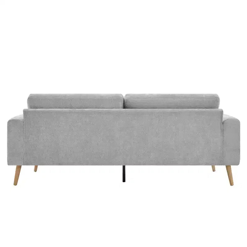 Christopher Knight Home Omar Modern 79.9 3-Seater Wooden Chenille Upholstered Sofa