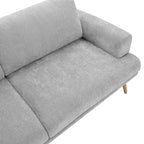 Christopher Knight Home Omar Modern 79.9 3-Seater Wooden Chenille Upholstered Sofa