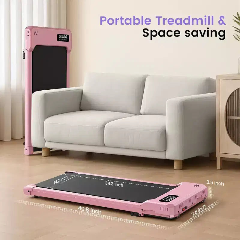 Tapis de course KRISRATE 6 en 1 de 3,5 CV avec plateforme vibrante et inclinaison de 12 %/15 %, tapis de course pliable sous le bureau pour la maison, le bureau