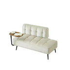 Canapé 54 places en velours avec table d'appoint et dossier pivotants, canapé 2 places pour salon, chambre - ModernLuxe