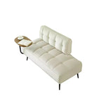 Canapé 54 places en velours avec table d'appoint et dossier pivotants, canapé 2 places pour salon, chambre - ModernLuxe