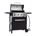 MASTGOAL 4-Burner 36,000 BTU Propane Gas Grill, Large Cooking Area, Side Shelves & Storage Cabinet, Portable Outdoor BBQ Grill for Patio