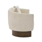 Christopher Knight Home Jennie 81'' Modern Boucle Upholstered 3-Seater Sofa with Wooden Base and Pillows