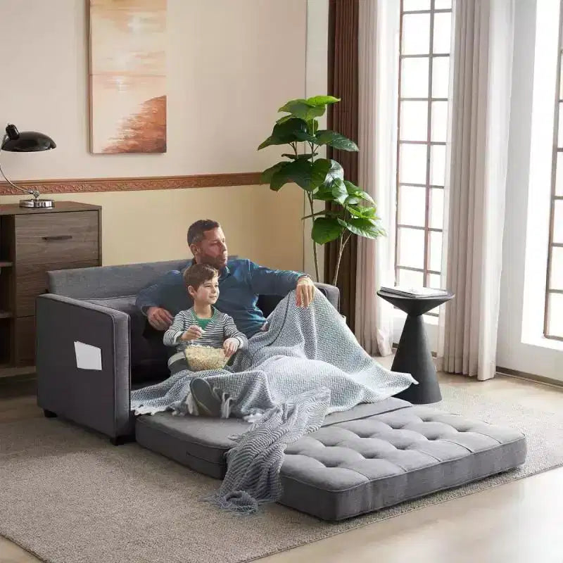 Karl Home |53.5 inch Upholstered Sleeper Sofa